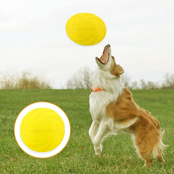 Frisbee - FlyDog™ - Jaune - Le Royaume des toutous