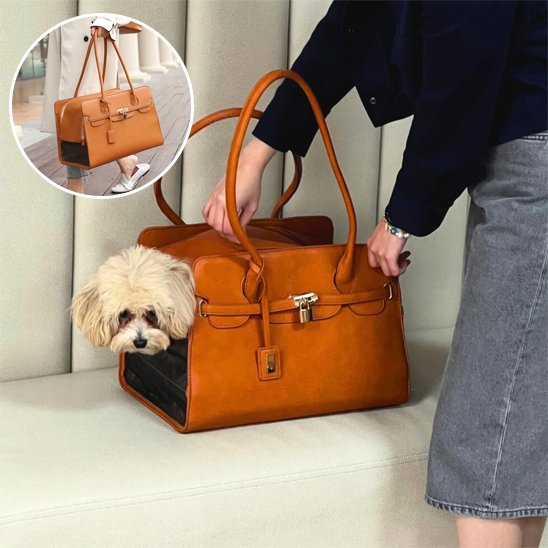 Sac de transport pour chien | Luxe Élégance