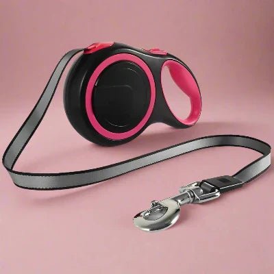 Laisse Chien - MaxLeash™ - Rose - Le Royaume des toutous