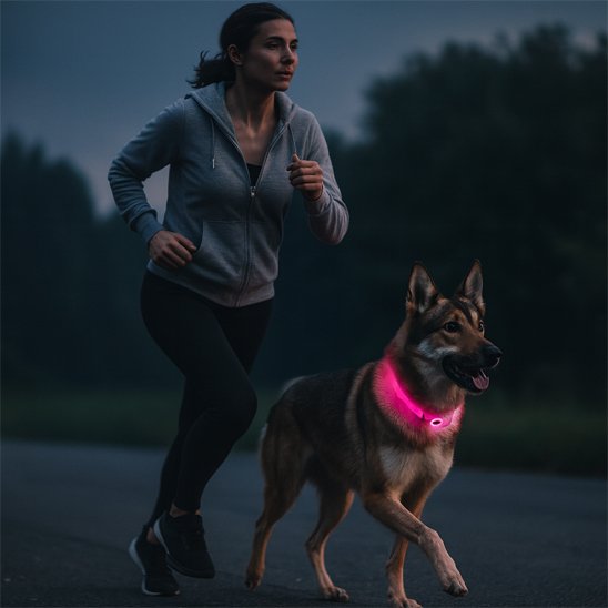 Collier lumineux chien | SafeNight